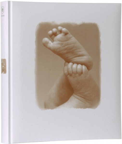HENZO Babyalbum Füße Fotoalbum Geburt Taufe Baby Album - Bild 1 von 1